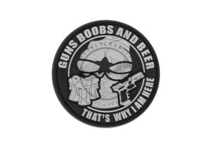 JTG Patch "Guns Boobs And Beer"