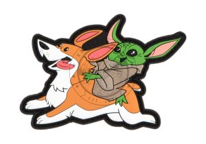 Airsoftology Patch "Riding Corgi"