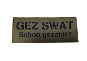 Kugelschubser Patch "GEZ SWAT"