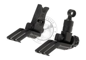 ARES Offset Folding Iron Sights